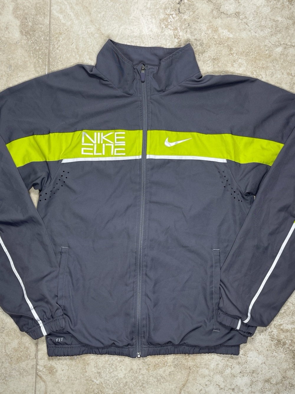 Nike Elite Dri-Fit Men's Windbreaker Basketball Track Jacket Size Small